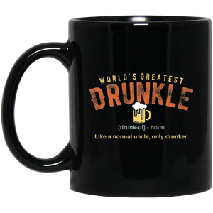 World Greatest Drunkle Coffee Mug, Tea Mug