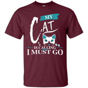 Cat Kitten Funny Gift Men T-shirt