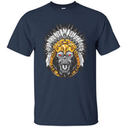 Gorilla wearing Aztec Headdress Men T-shirt