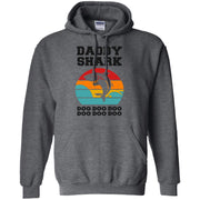Retro Vintage Daddy Shark Men T-shirt