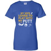 Golf Golfer Funny Quote Golfing Ball Wife Women T-Shirt