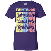 Triathlon Shirt – Triathletes – Swimming – Cycling Women T-Shirt