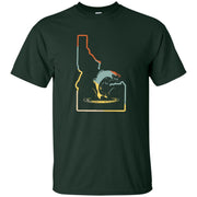 Small Mouth Bass Fishing Idaho Bass Fishing Men T-shirt