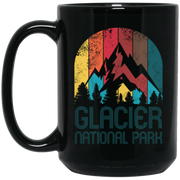 Glacier National Park Retro Gift Souvenir