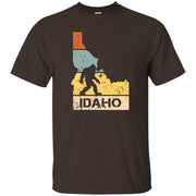 Funny Bigfoot Idaho T-shirt Love Idaho Men T-shirt