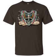 Viking, Skull And Bones Men T-shirt