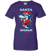 Santa Claus Shark Doo Doo Funny Christmas Women T-Shirt