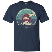 Mountain Fuji, Vintage Design Men T-shirt