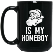 Santa Is My Homeboy Funny Santa Claus Christmas Coffee Mug, Tea Mug