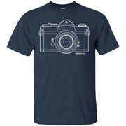 Asahi Pentax 35mm Vintage Camera Line Art Men T-shirt