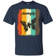 Butterfly Retro 70s Vintage Men T-shirt