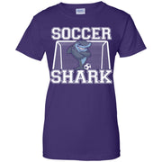 Football Soccer Shark Women T-Shirt