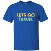 Lets Go Travel Love Camping – Vintage Men T-shirt