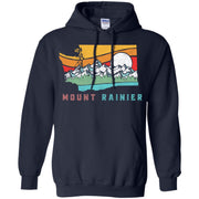 Mount Rainier Washington Outdoors Retro Mountains Men T-shirt