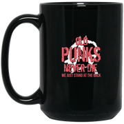 Old Punks Never Die Coffee Mug, Tea Mug