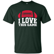 AMERICAN FOOTBALL, I LOVE THIS GAME Men T-shirt