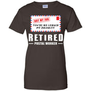 Retirement Post Office Retired Postal Worker Gift Women T-Shirt