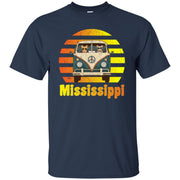 Mississippi Road Trip Shirt Vintage Retro Hippie Men T-shirt