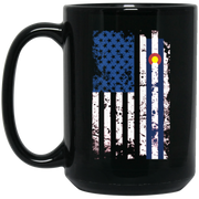 Colorado American Flag Coffee Mug, Tea Mug