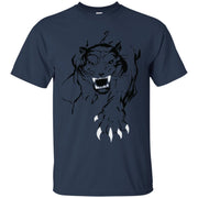 Black Panther Tiger Men T-shirt