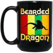 Vintage Retro Bearded Dragon Coffee Mug, Tea Mug