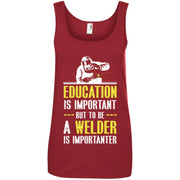 Welder – Education is important but to be a Welder Women T-Shirt