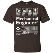 Beer Coffee Problem Solving Mechanical Engineer Men T-shirt