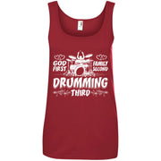 God Family And Drumming Women T-Shirt