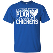 Retirement Plan Raise Chickens Men T-shirt