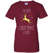 Christmas Deer, Christmas Present Women T-Shirt