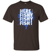 Here Fishy Fishy Fishy Fisherman Men T-shirt