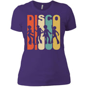Vintage Retro 1970’s Style Disco Dancers Women T-Shirt