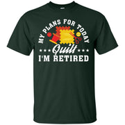 My Plans Today Im Quilting Retirement Men T-shirt