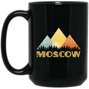 Retro City of Moscow Mountain Shirt Coffee Mug, Tea Mug