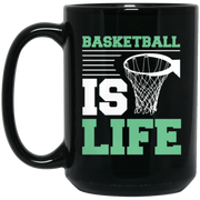 Basketball Sports Player Basketball Is Life Coffee Mug, Tea Mug