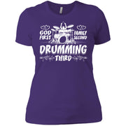God Family And Drumming Women T-Shirt