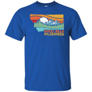 Great Bear Montana Outdoors Retro Mountains Men T-shirt