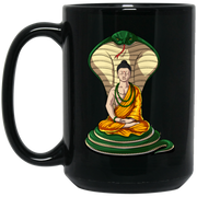 Buddha Cobra Snake Zen Yoga Meditation Hindu Coffee Mug, Tea Mug