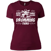 God Family And Drumming Women T-Shirt