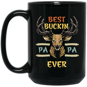 Best Buckin Papa Ever Deer Hunting Bucking Father Coffee Mug, Tea Mug