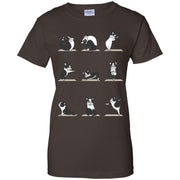 Boston Terriers Yoga Women T-Shirt