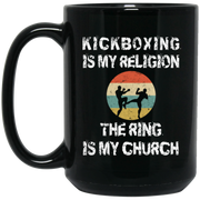 Kickboxing Kickboxer Vintage Coffee Mug, Tea Mug