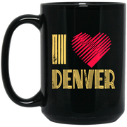 I Love Denver Colorado Coffee Mug, Tea Mug