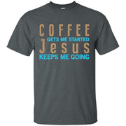 Coffee And Jesus T shirts, Funny Coffee Men T-shirt