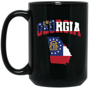 Georgia Flag Map Coffee Mug, Tea Mug