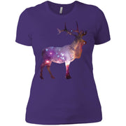Galaxy Deer Women T-Shirt