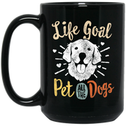 Life Goal Pet All The Dogs Golden Retriever Coffee Mug, Tea Mug