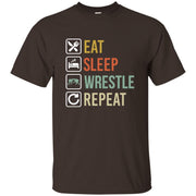 Wrestling Eat Sleep Repeat Men T-shirt