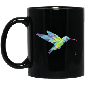 AD Geometric Hummingbird Coffee Mug, Tea Mug