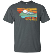 Great Bear Montana Outdoors Retro Mountains Men T-shirt